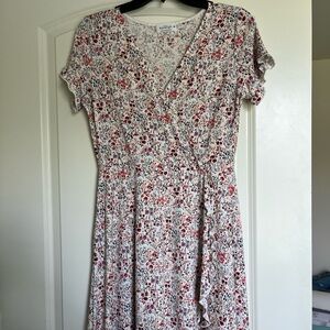Floral Wrap Dress